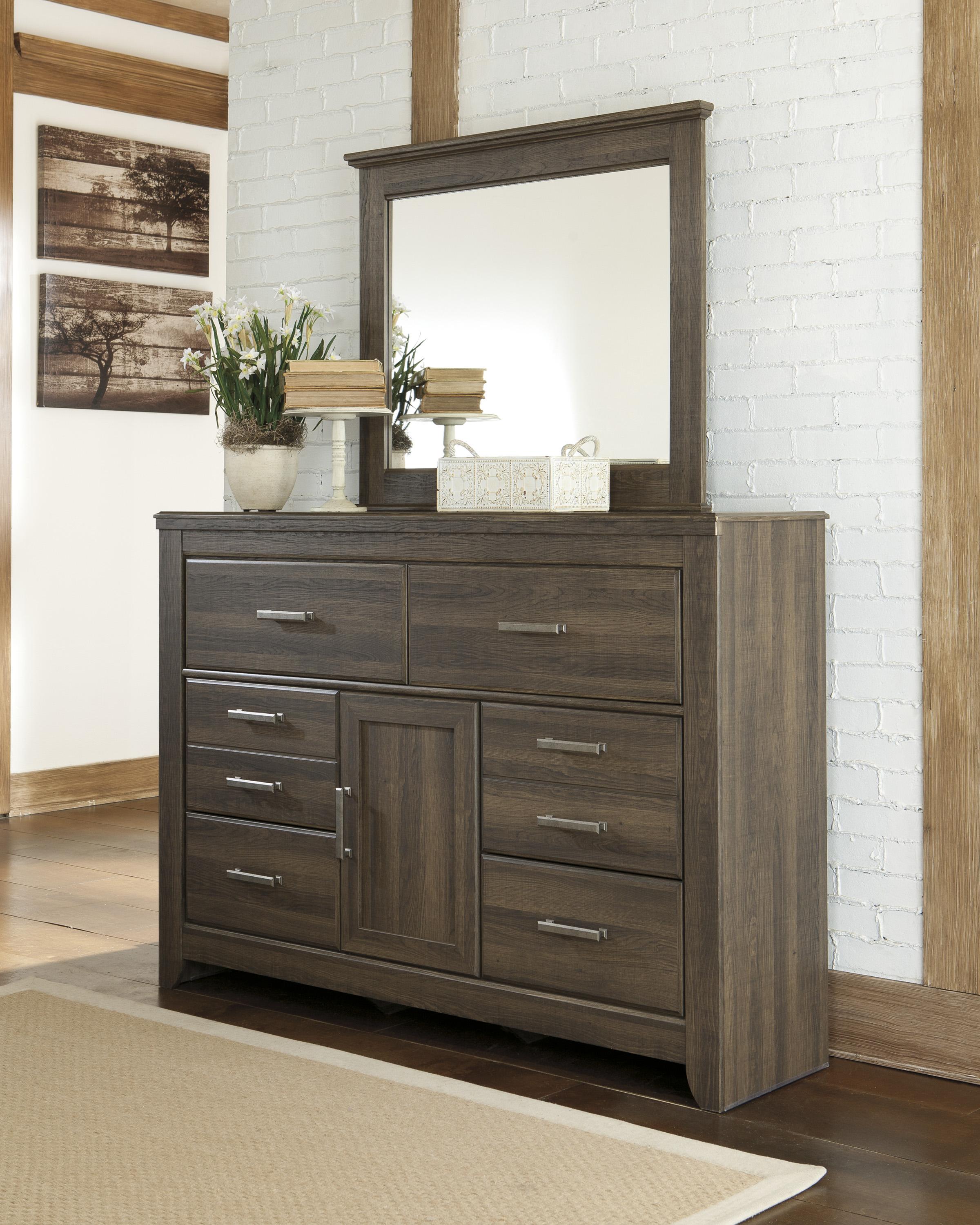 Signature Design by Ashley Juararo Dresser Bedroom Mirror Conlin's Furniture Dresser Mirrors